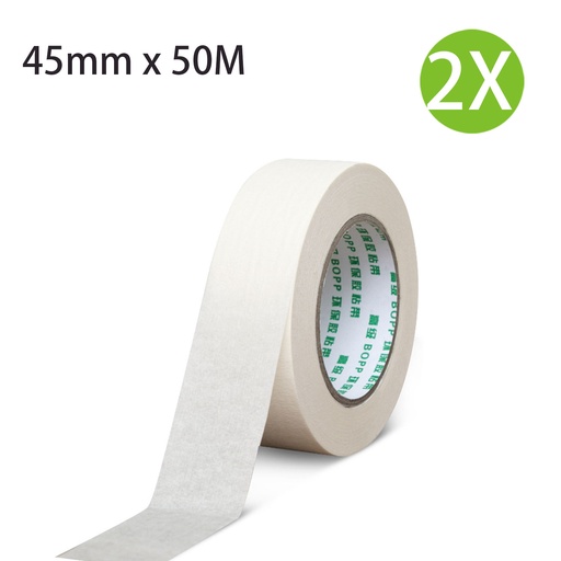 [Packaging52] 2X Masking Tape  45mm x 50M (2 rolls)